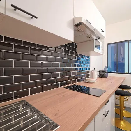 Modern Large Studio Apartment For 3 Parijs Buitenkant foto